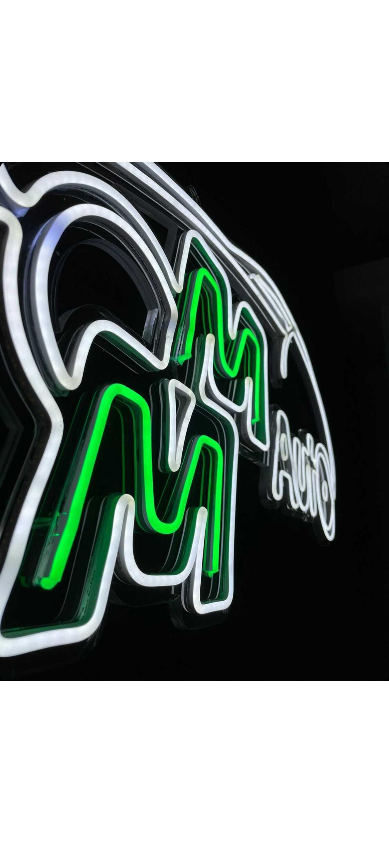 MM Auto Logo Neon